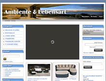 Tablet Screenshot of ambiente-lebensart.de